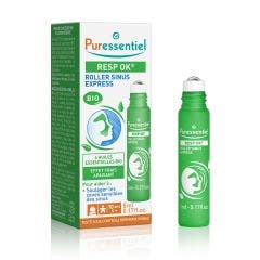 Roller Sinus Express 6ml Respiratoire Aux 6 Huiles Essentielles Bio Puressentiel