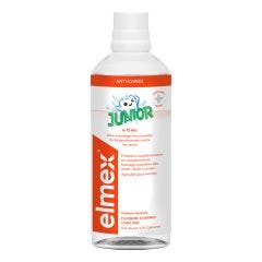 Junior Protege Los Dientes Contra Las Caries 6-12 Anos 400ml Elmex