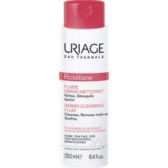 Fluido Dermo-limpiador Pieles Sensibles Con Rojeces 250ml Roseliane Uriage
