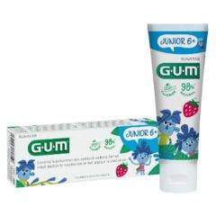 Junior Gel Dentifrice Fluor + Isomalt 7-12 Ans 50ml Goût Fraise Avec Fluor et Isomalt Gum