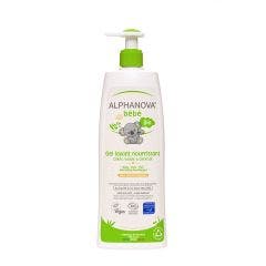 Bebé gel limpiador nutritivo cuerpo rostro y cabello pieles secas y atópicas bio 500ml Alphanova