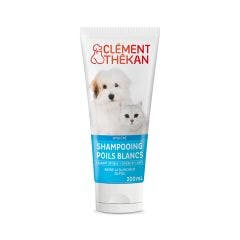 Shampooing Poils Blancs Chien Et Chat 200 ml Clement-Thekan