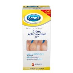 Crema talones agrietados K+ 120ml Expert Treatment pies muy secos Scholl