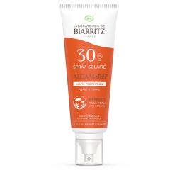 Spray Solar Bio Spf30 100ml Soins Solaires Haute Protection Naturelle Tous Types de Peaux Laboratoires De Biarritz
