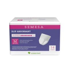 SEMESA SLIP ABSORB + SUPER MEDIANA 14 UNIDADES Semesa Marque Verte