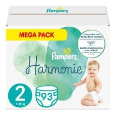 Pañales Talla 2 x93 Harmonie 4 à 8kg Pampers
