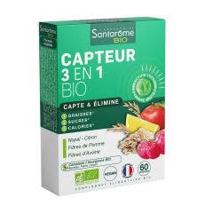 Capteur 3 en 1 Bio 60 comprimés Santarome