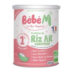 Proteínas de arroz bio AR 600g Bébé M de 0 a 6 meses La Mandorle