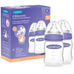 Biberon Avec Tétine Natural Wave 2x160ml Lansinoh