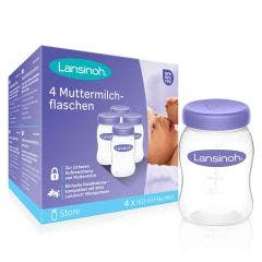 Pots De Conservation De Lait 4x160ml Lansinoh