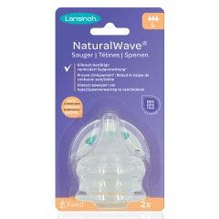 Tetina Natural Wave Fast Flow X2 Lansinoh