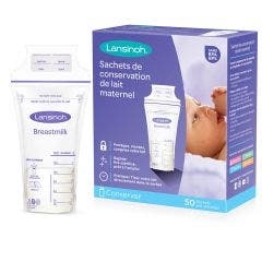 Sachet De Conservation De Lait Maternel X50 Lansinoh