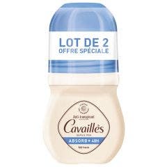 Desodorante Absorb+ 48h Roll-on 2x50ml Absorb + Rogé Cavaillès