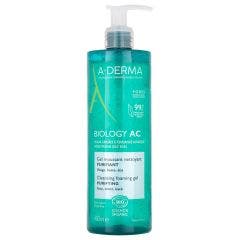 Gel espumoso purificante bio 400ml Biology AC piel grasa con tendencia acneica A-Derma