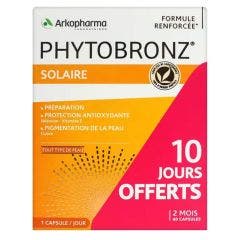 Preparador solar aceites vegetales 2x30 cápsulas Phytobronz Arkopharma