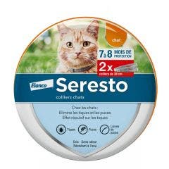 Collar antiparasitario para perros pequeños x 2 Seresto