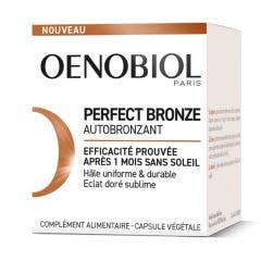 Solar Autobronceador 30 cápsulas Perfect Bronze Oenobiol