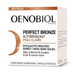 Autobronceador 30 cápsulas Perfect Bronze Piel clara Oenobiol