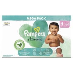 Couches Taille 4 9 A X40 x80 Harmonie 9 à 14kg Pampers