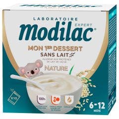 Mi primer postre sin leche 10 sobres 6-12 meses Modilac