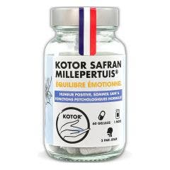 Safran Millepertuis 60 gélules Equilibre Emotionnel Kotor