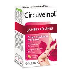Jambes légères 30 Comprimidos Circuveinol Action circulation renforcée Nutreov