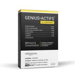 Lecitone Genius Memoria y Concentración 30 Comprimidos Mémoire et Concentration Synactifs