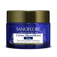 Crema de noche exfoliante correctora BIO 50 ml Merveilleuse Sanoflore