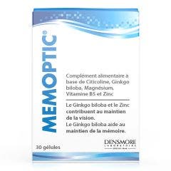 Memoptic Choline 30 Comprimidos x 30 gélules Maintien de la Vision et Mémoire Densmore
