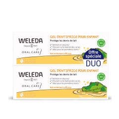 Gel dentífrico infantil 2x50ml Weleda