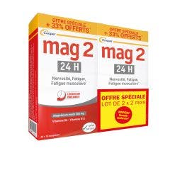 24h Magnesio marino +33% gratis 2x45 comprimidos Mag 2