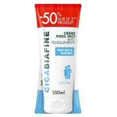 Creme Pieds Secs Anti-fendillements 2x100ml Cicabiafine Biafine