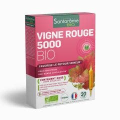 Bio Vid Roja 20 Ampollas 200ml Maintient une bonne circulation Santarome