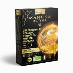 Jalea real polen propóleo miel de manuka bio 20 ampollas Santarome