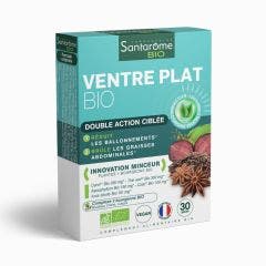 Vientre plano Bio 30 cápsulas Double Action Ciblée Santarome