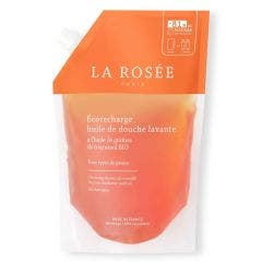 Ecorecharge Aceite de Ducha para Lavado 800ml con Aceite Ecológico de Semillas de Girasol LA ROSÉE♦Aceite de Ducha para Lavado 800 ml Ecorecharge Con Aceite de Girasol Ecológico LA ROSÉE