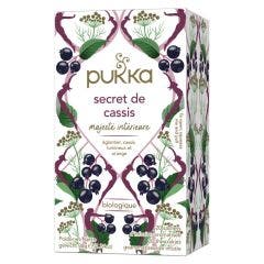 Infusión ecológica Secret de Cassis 20 sobres Pukka
