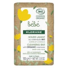 Jabón nutritivo suave 100g Bébé Klorane
