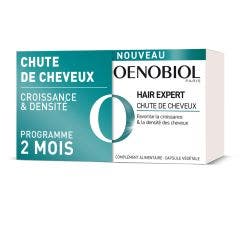 Caída del cabello 2x60 comprimidos Hair Expert Oenobiol