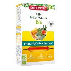 Savia Imperial Bio 20 Ampollas 20 Ampoules Immunité et Respiration Superdiet