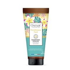 Tiaré Paradise Champú de ducha 100ml Todo tipo de pieles y cabellos Osmae♦Tiaré Paradise Champú de ducha 100 ml Todo tipo de piel y cabello Osmae