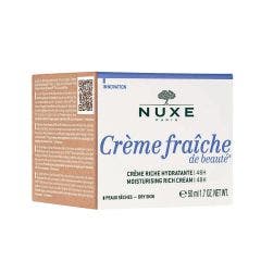 Crema facial hidratante 48h 50ml Creme Fraîche De Beaute pieles secas Nuxe
