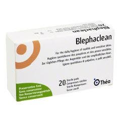 Blephaclean Compresas estériles preimpregnadas para párpados X20 Thea