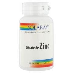 Citrato de zinc 60 cápsulas Solaray