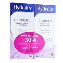 Gel limpiador diario 2x400 ml Hydralin