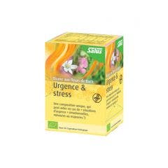 Esencias Florales de Bach Té de Hierbas Emergencia y Estrés Ecológico 15 sobres Salus