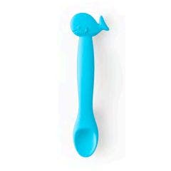 Cuchara infantil de silicona con forma de ballena x1 A partir de 4 meses Suavinex