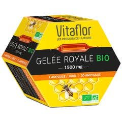 Gelee Royale Bio 20 Ampoules 1500mg Vitaflor
