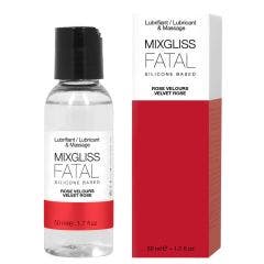 Fatal Lubrifiant Et Massage A Base De Silicone Gout Rose Velours 50ml Mixgliss