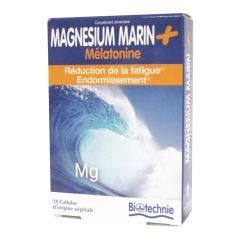 Magnesium Marino + Melatonina 30 Cápsulas Biotechnie